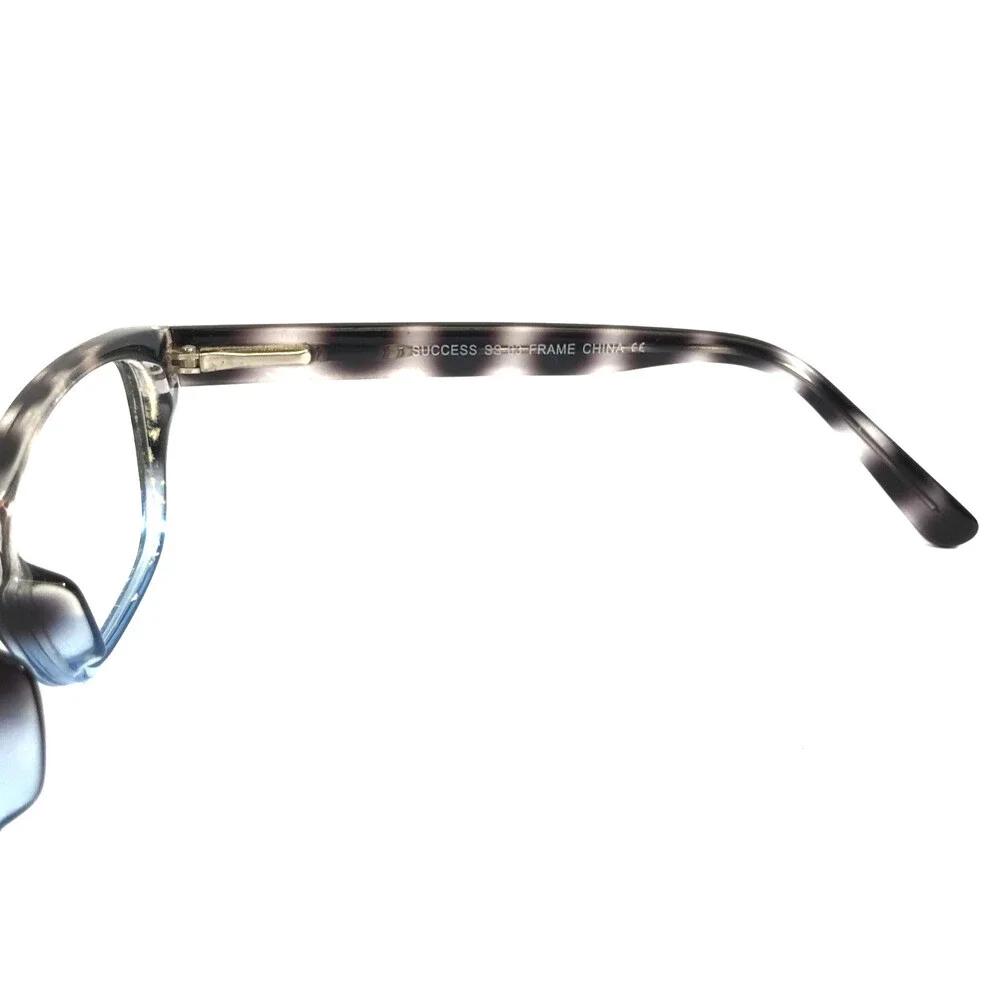 Success Eyeglasses Frames SS-63 GREY/BLUE Tortoise Cat Eye Full Rim 50-19-140